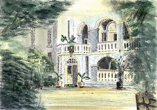 Royal Naval Hospital Gibraltar - Entrace
